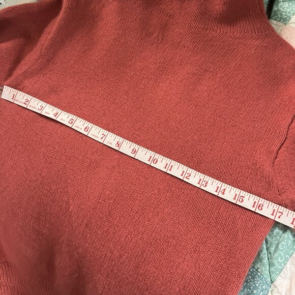 Aritzia Wilfred Sweater Womens XS Cashmere Knit Funnel Turtleneck Pullover - Picture 7 of 8